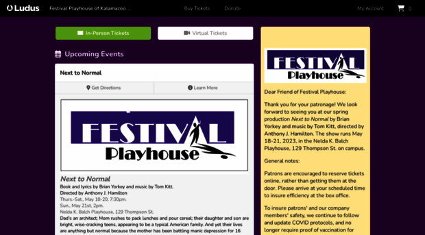 festivalplayhouse.ludustickets.com