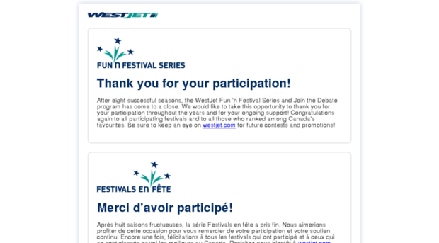 festivals.westjet.com