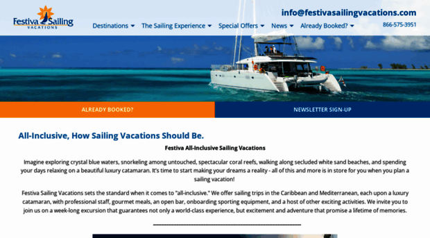 festivasailingvacations.com