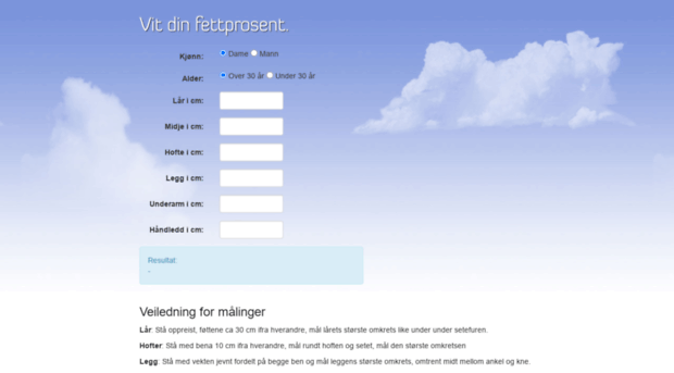 fettprosent.no