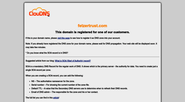 fetzertrust.com