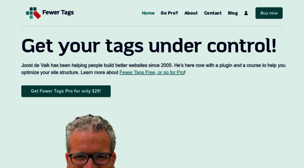 fewertags.com