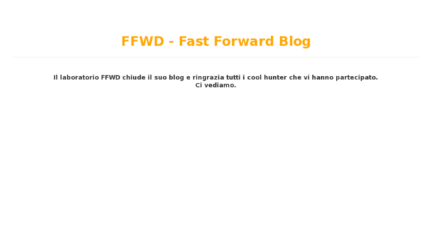 ffwdblog.it