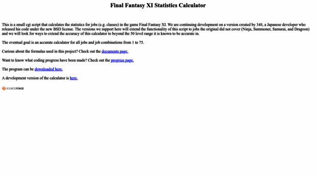 ffxi-stat-calc.sourceforge.net