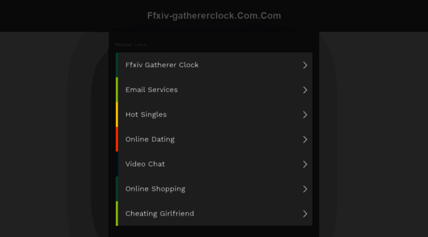 ffxiv-gathererclock.com.com