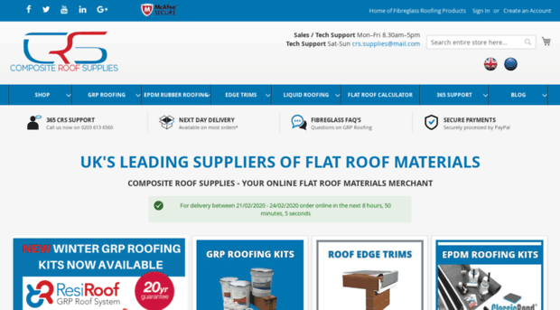 fibreglassroofingkits.co.uk