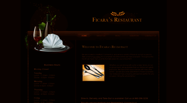 ficarasrestaurant.com