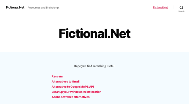 fictional.net