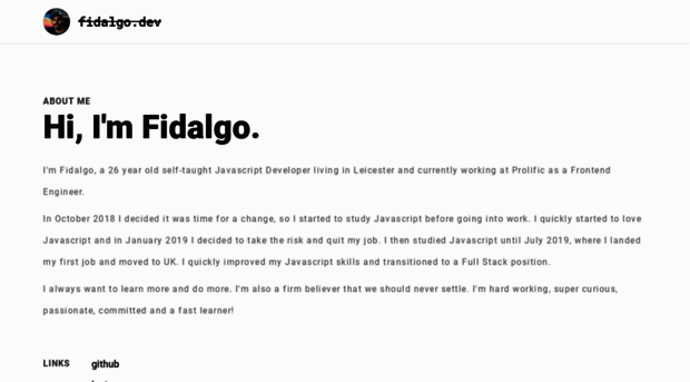 fidalgo.dev