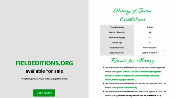 fieldeditions.org