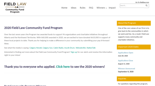 fieldlawcommunityfund.com
