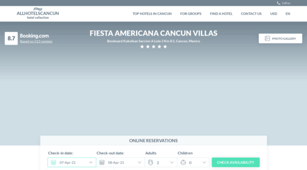 fiesta-americana-villas.allhotelscancun.com