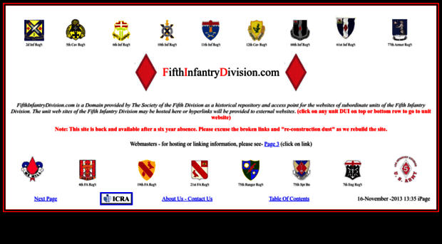 fifthinfantrydivision.com