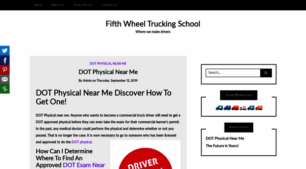 fifthwheeltruckingschool.com