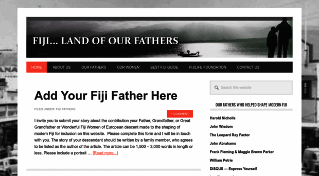 fijilandofourfathers.com