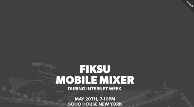 fiksumobilemixer.splashthat.com