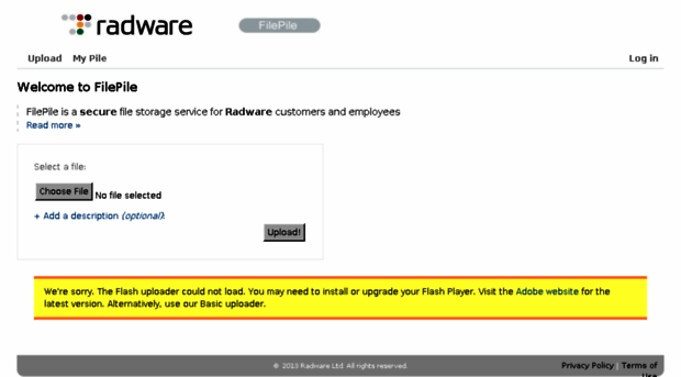filepile.radware.com