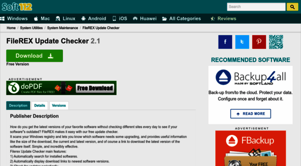 filerex-update-checker.soft112.com