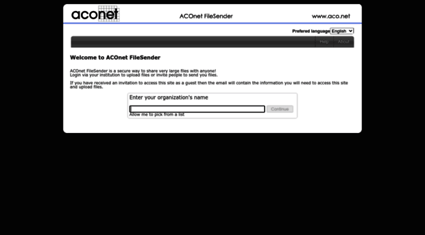 filesender.aco.net