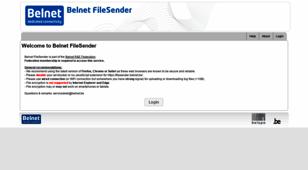 filesender.belnet.be