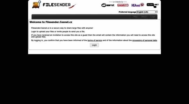 filesender.cesnet.cz