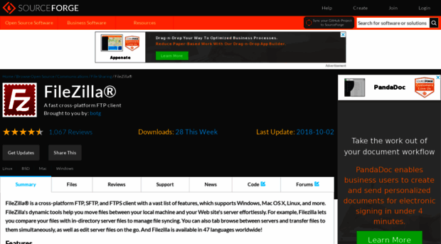 filezilla.sourceforge.net