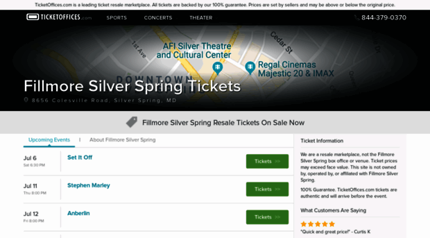 fillmoresilverspring.ticketoffices.com
