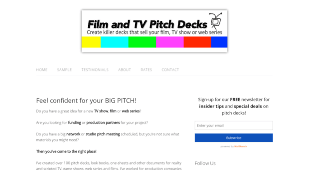 filmandtvpitchdecks.com