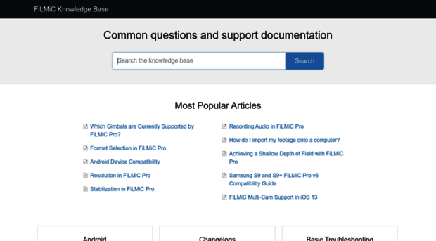 filmicpro.helpscoutdocs.com