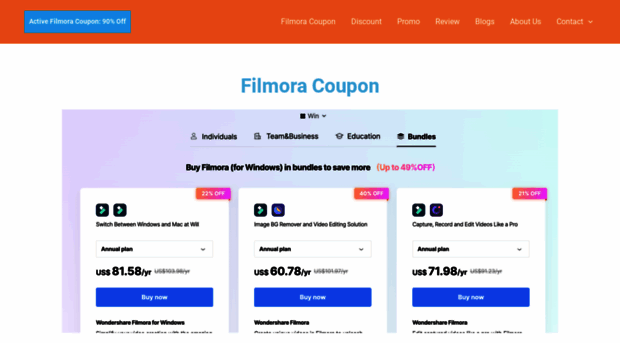 filmoracoupon.com