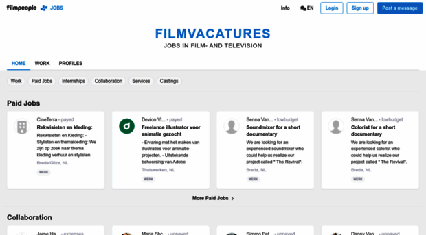 filmvacatures.nl