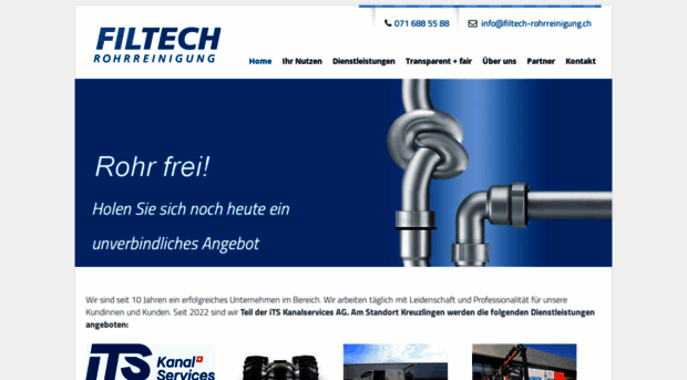 filtech-rohrreinigung.ch