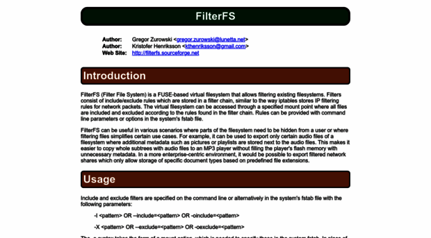 filterfs.sourceforge.net