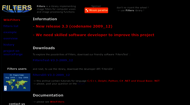 filters.sourceforge.net
