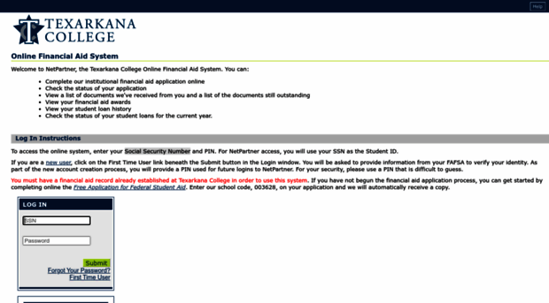 finaid.texarkanacollege.edu