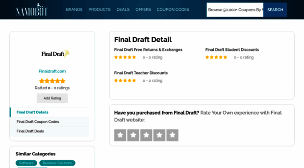 finaldraft.namobot.com