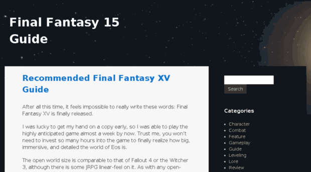 finalfantasy15guide.com