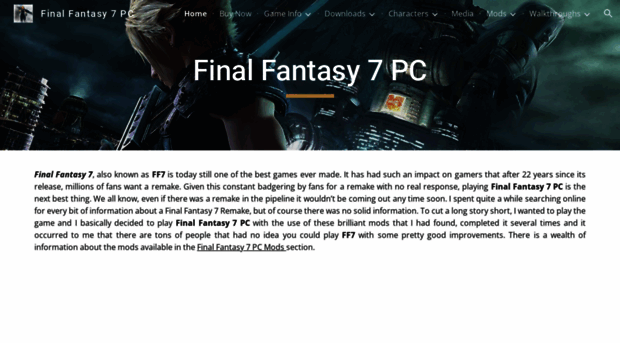 finalfantasy7pc.com