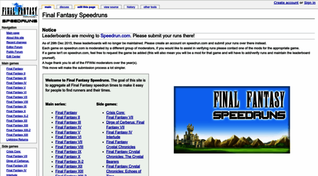 finalfantasyspeedruns.wikidot.com