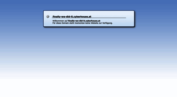 finally-we-did-it.cyberhouse.at