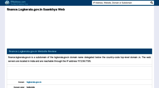 finance.lsgkerala.gov.in.ipaddress.com