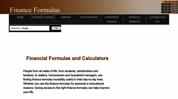 financeformulas.net