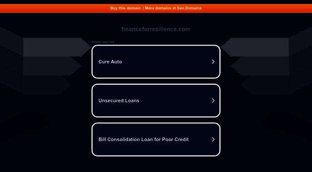 financeforresilience.com