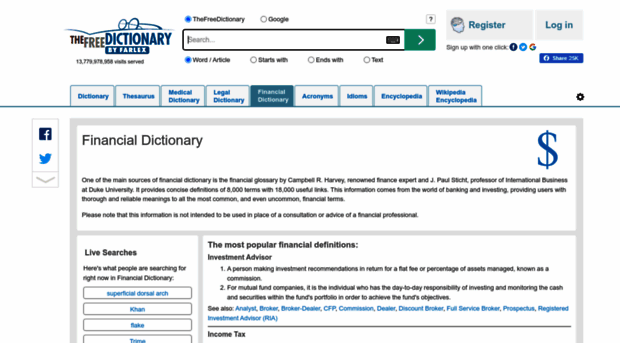 financial-dictionary.thefreedictionary.com