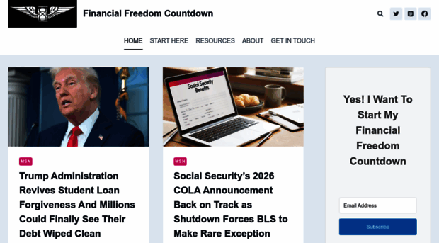 financialfreedomcountdown.com