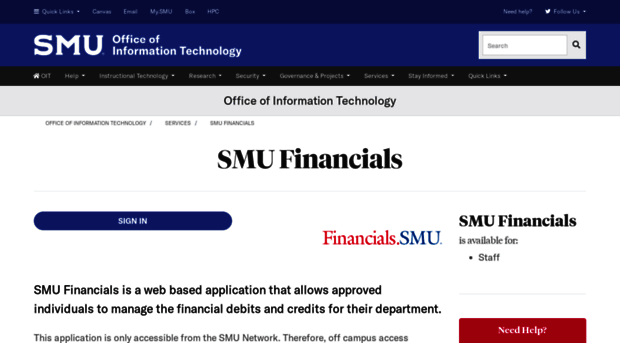 financials.smu.edu