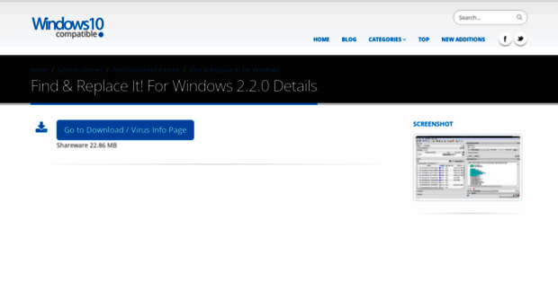 find-replace-it-for-windows.windows10compatible.com