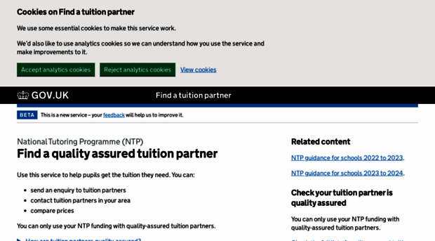 find-tuition-partner.service.gov.uk