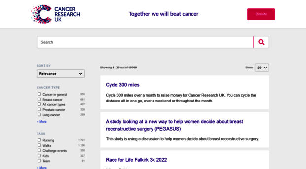 find.cancerresearchuk.org