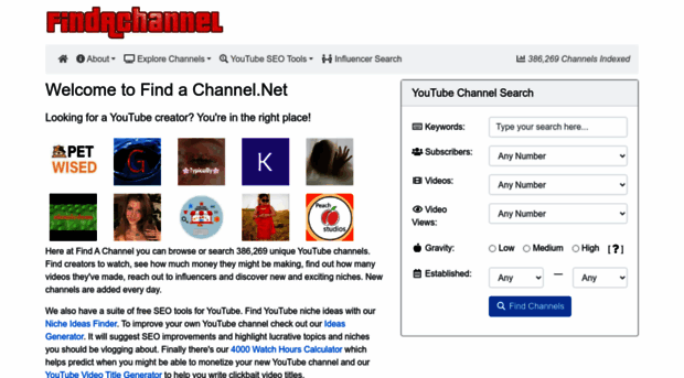 findachannel.net